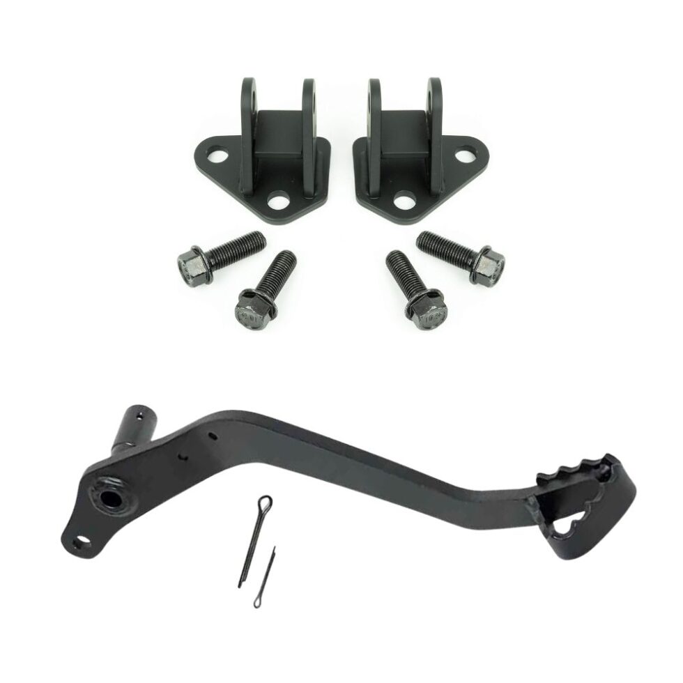 Suzuki DR650 Lowering Kit w/ Footpeg Mounts & Brake Lever Dango Design